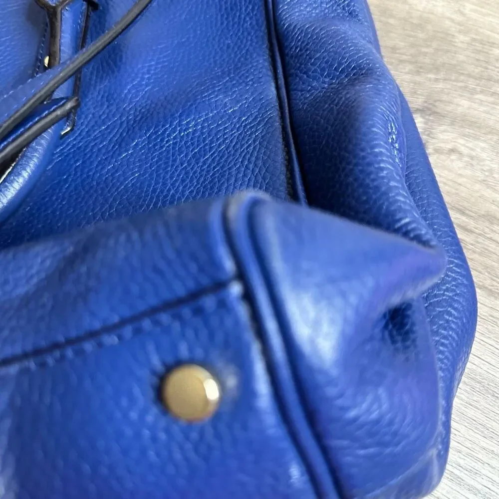 Kate Spade Women’s Blue Mulberry Street Pebbled Leather Bag